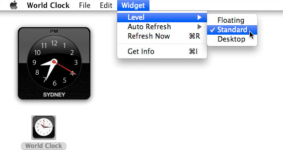 Widget For Mac Clock